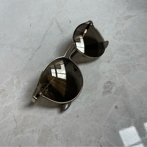 Prada for Women - SPR 62S ZVN-1C0 Gold Sunglasses - Picture 2 of 8